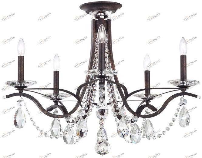 Schonbek Потолочный светильник из металла с кристаллами swarovski® Vesca Va8312 