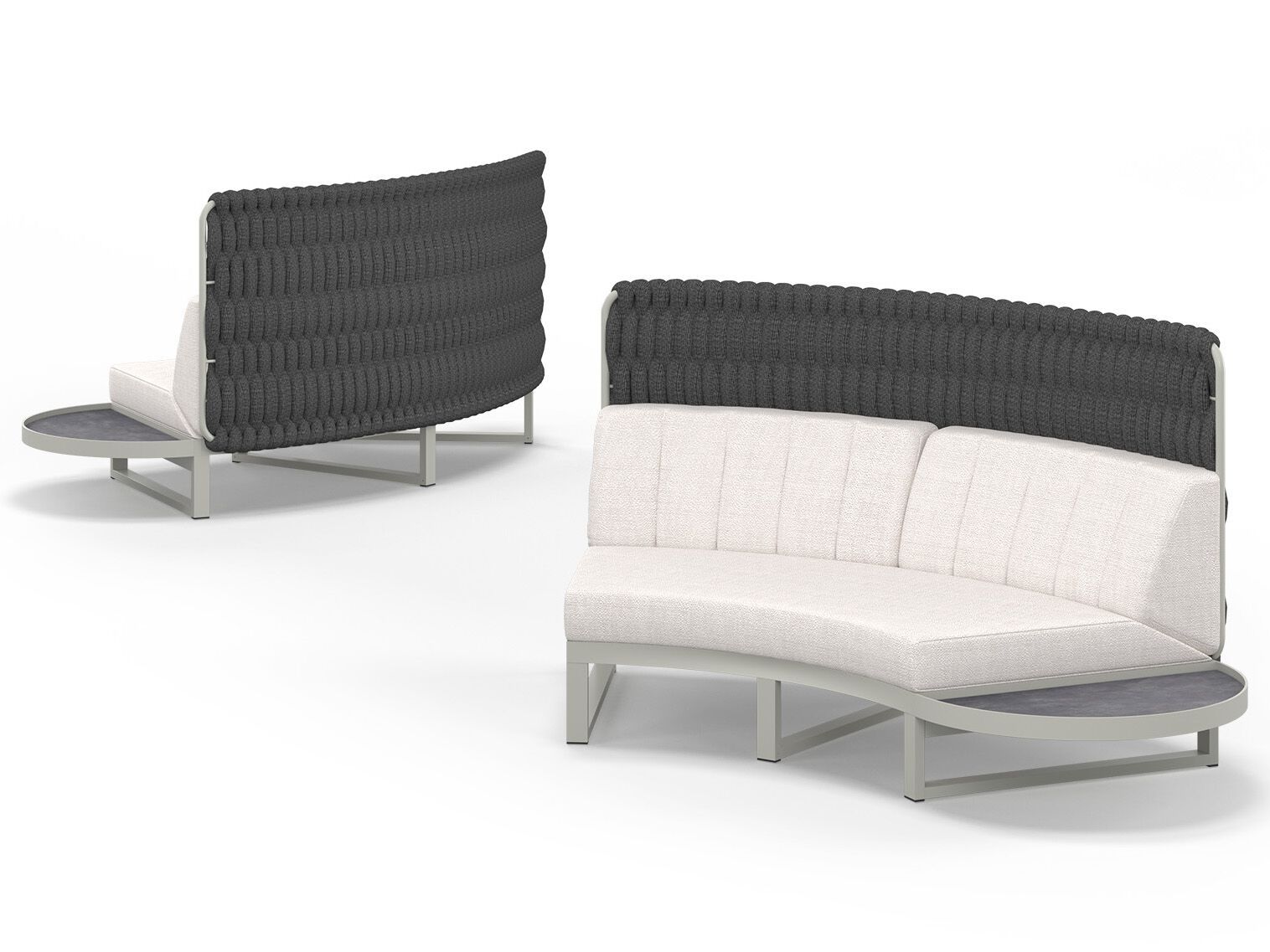 Модульный изогнутый садовый диван из ткани MAMAGREEN Munia ARCH-00036922 - Вид №14