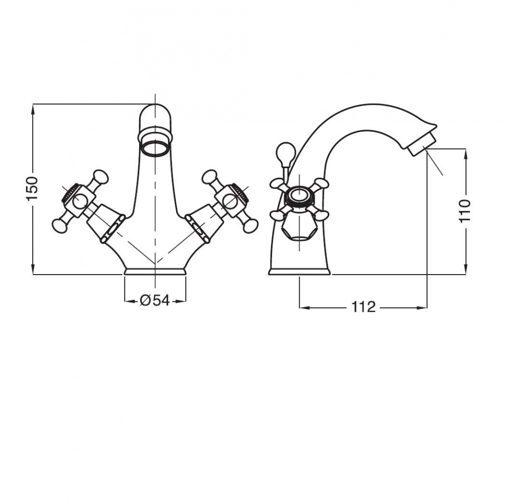 18831 Смеситель Migliore Lady - Вид №2
