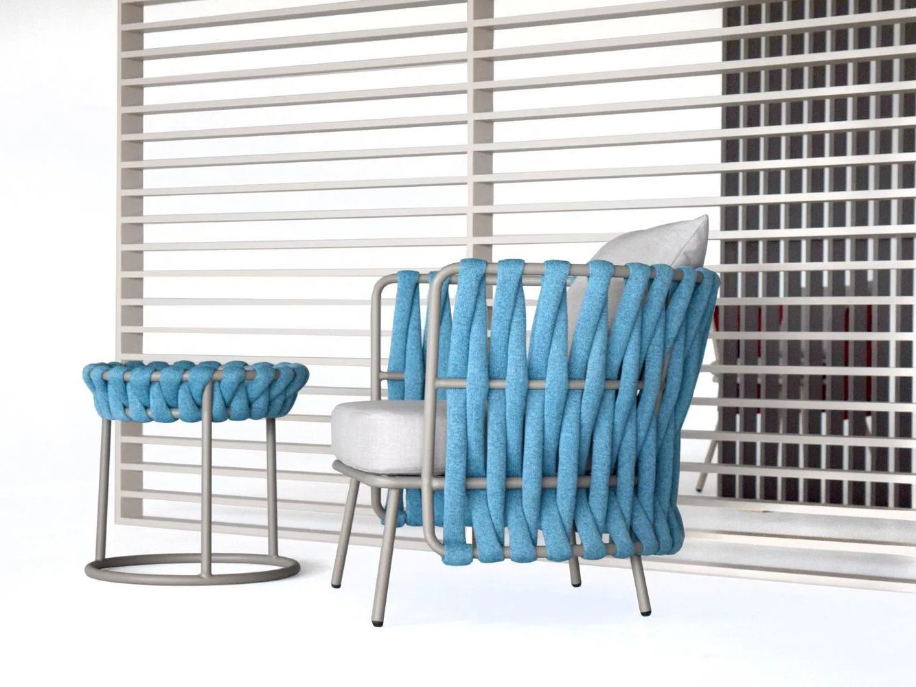 Алюминиевый и стеклянный садовый столик ABLE Челси ARCH-00145131 - Вид №4