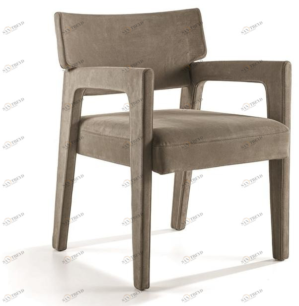 Longhi Мягкое кожаное кресло с подлокотниками Loveluxe 2020 – sartoria collection U 179