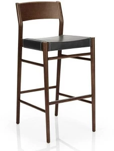 JMS Барный стул из массива дерева Leonor M929 lw