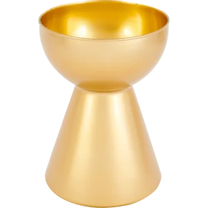 Ваза Гиацинт-2 средняя, цвет золото металлик