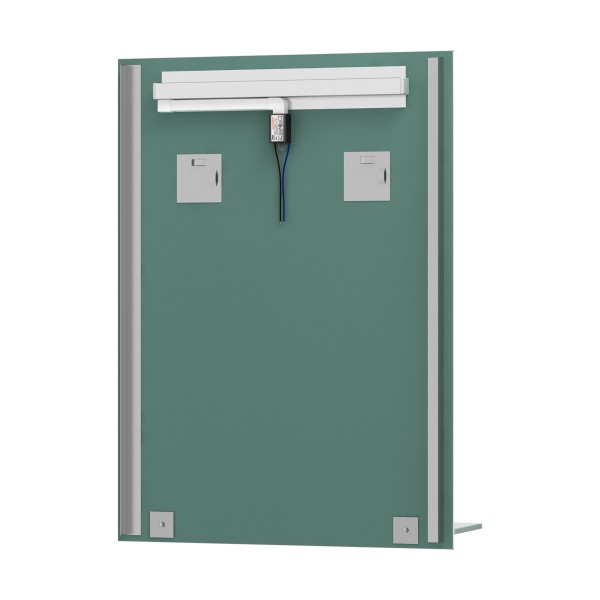 Зеркало с полочкой со встроенным LED-светильником 3,5W 55x75 см EVOFORM BY 2153 sun-id-561508 - Вид №1