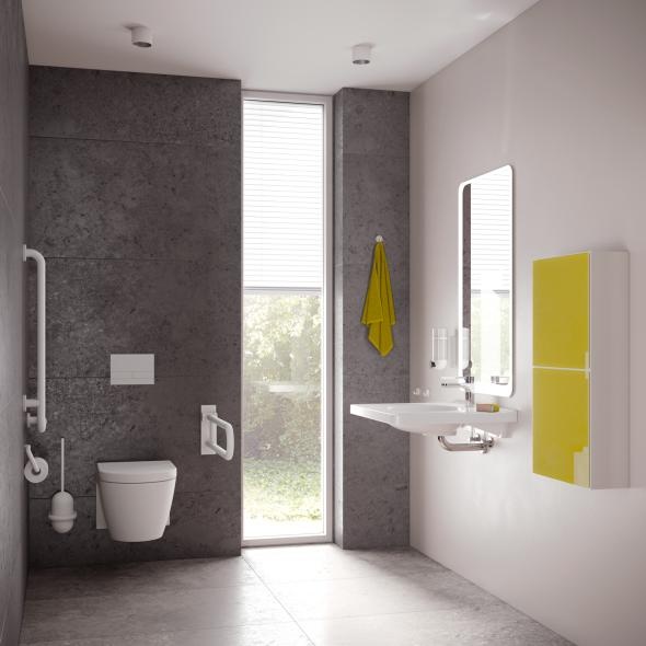 477.20B100 Набор туалетных щеток HEWI Edition matt | Polyamid  - Вид №14