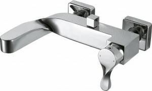 Смеситель для ванны с коротким изливом БЕЗ аксессуаров WAVE F674108C-01 bravat