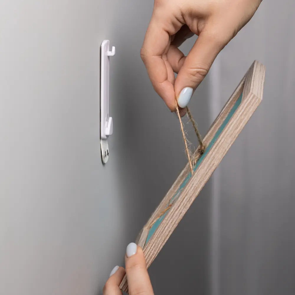 Крючок Сила самоклеящиеся пластиковый цвет белый STLM-2063206 - Вид №8