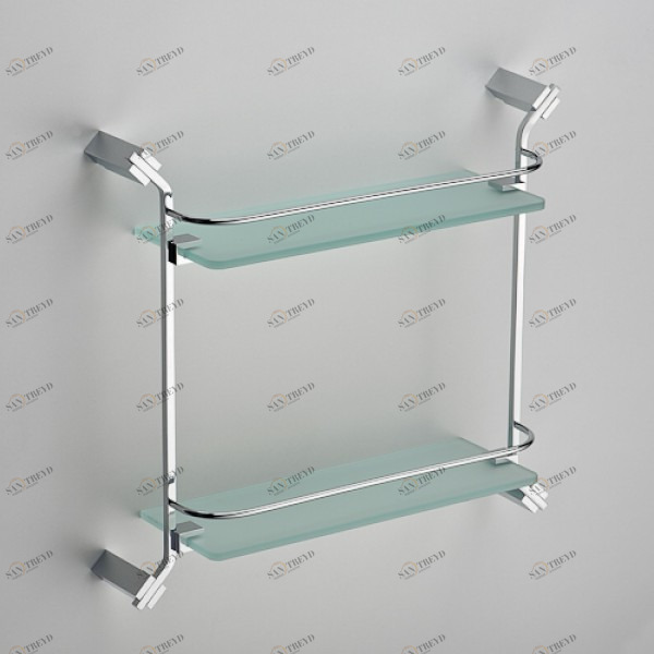 Полка прямая стекло двухэтажная Schein (Германия) WATTEAU 1212 sun-id-561866