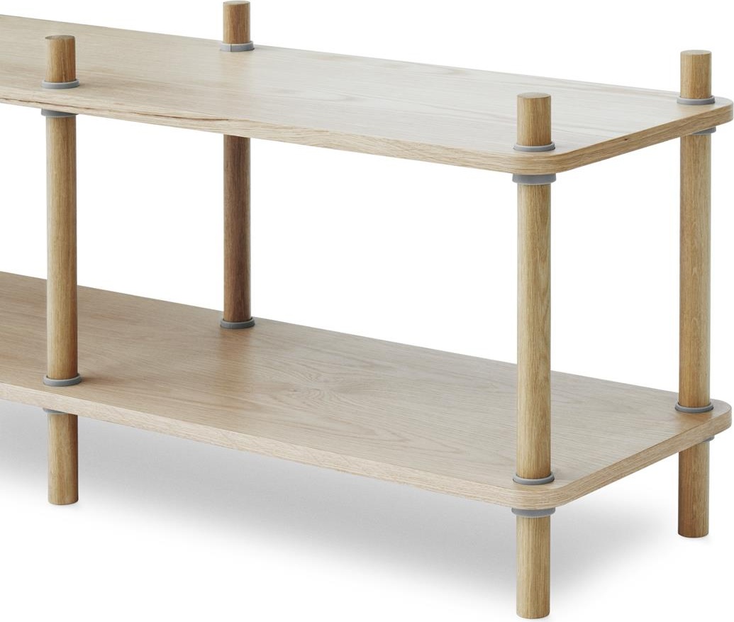 602504 Jam Книжный шкаф 6 полюсов Дуб / серый Normann Copenhagen  - Вид №2