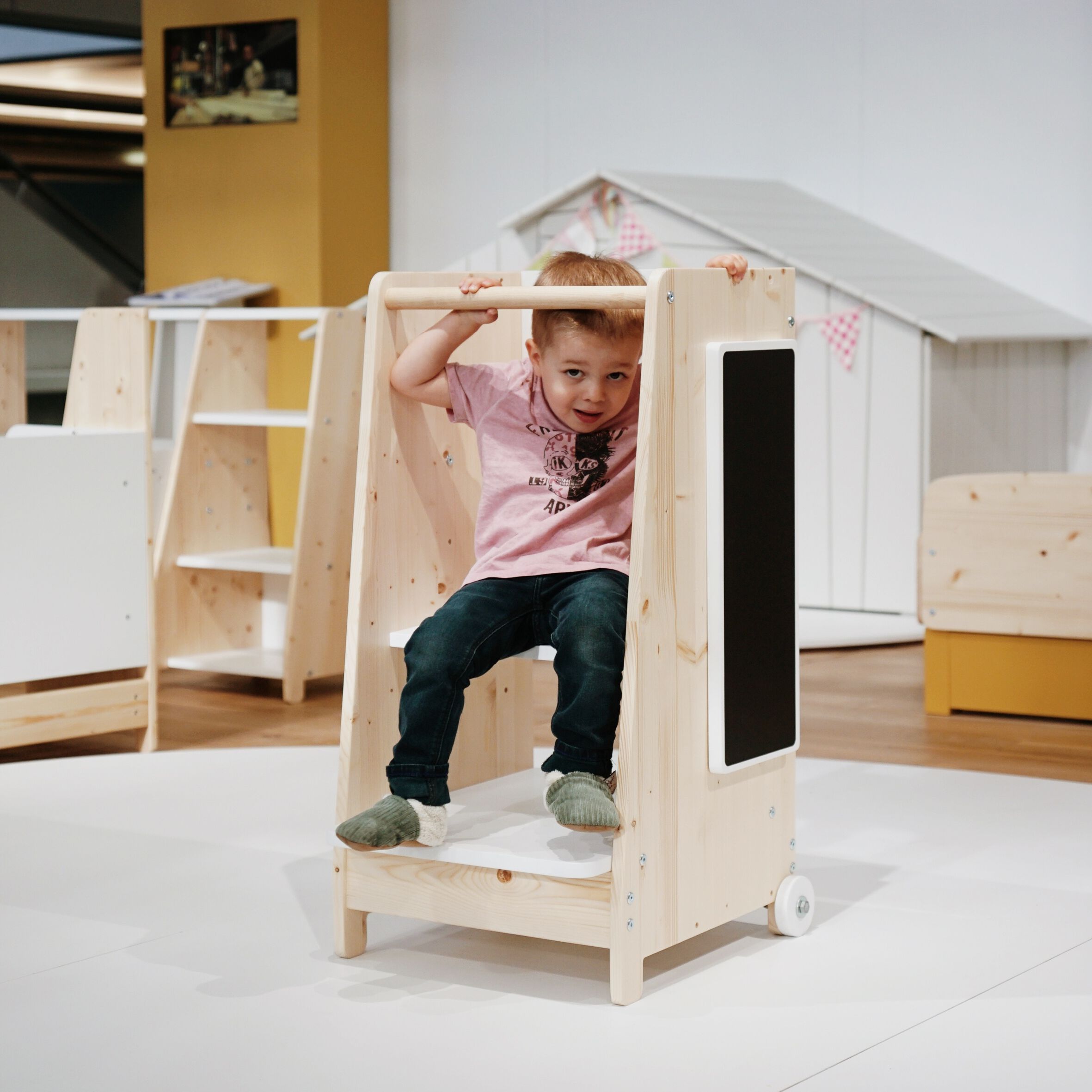 Регулируемая высота деревянный стул Mathy by Bols ASYMETRY ARCH-00149104 - Вид №16