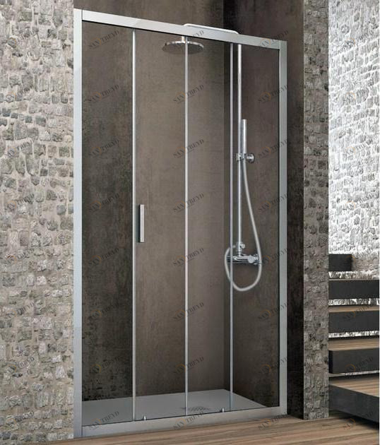Gruppo Geromin Хрустальная душевая ниша с раздвижной дверцей Flow sun-id-1370750