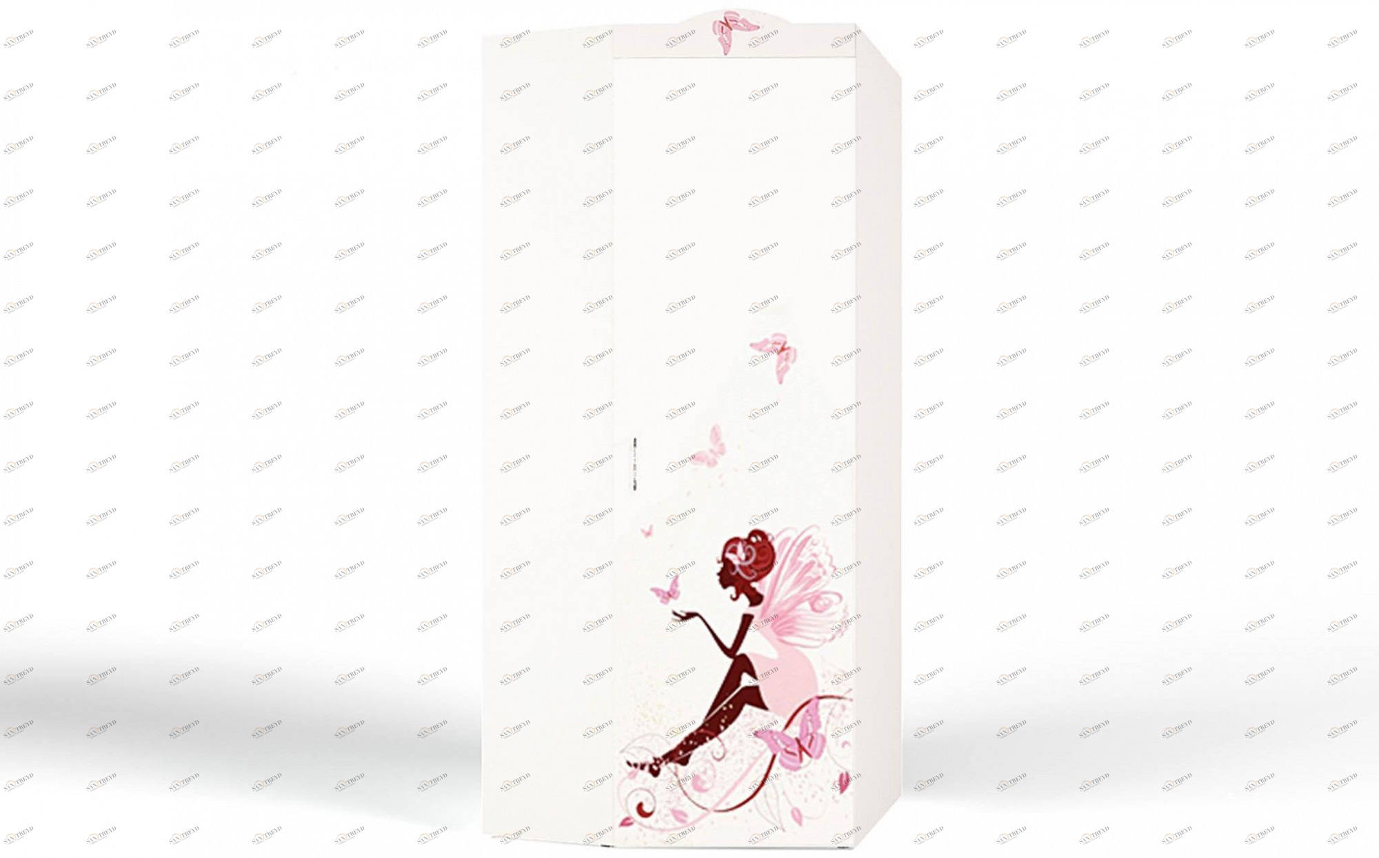 Шкаф угловой ABC-KING Фея без зеркала с девочкой (правый ) 4631147955173