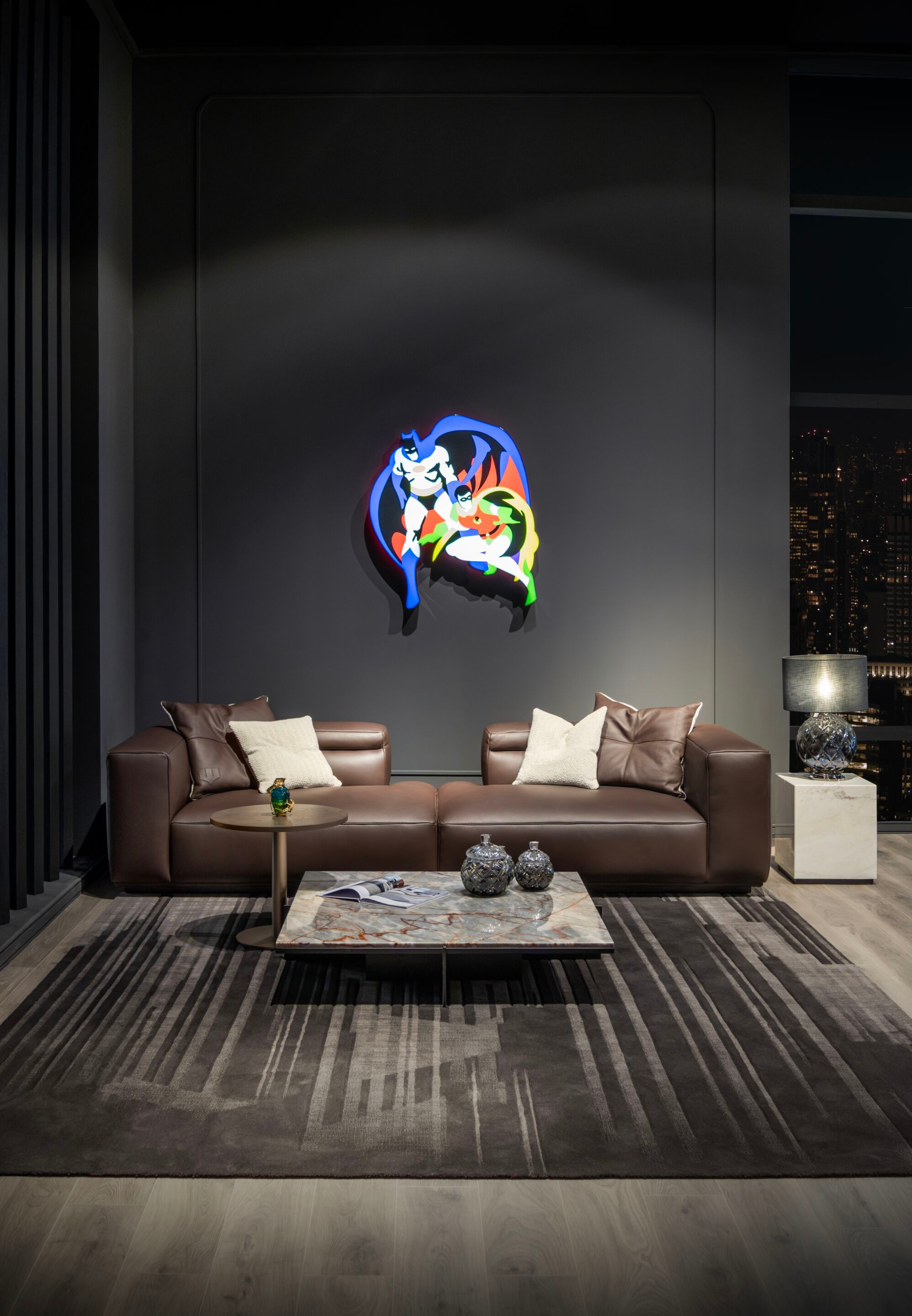 Кожаный диван Wayne Enterprises Home Collection WE-030 ARCH-00066953 - Вид №5