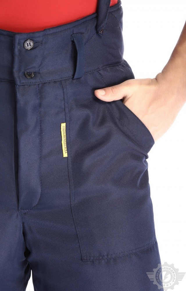 62253 Костюм "Дон" синий  Зимняя спецодежда  размер 64-66/170-176  - Вид №13