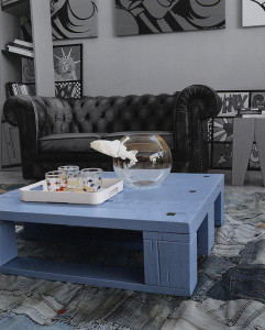 Стол журнальный Pallet DEVINA NAIS TN80PL