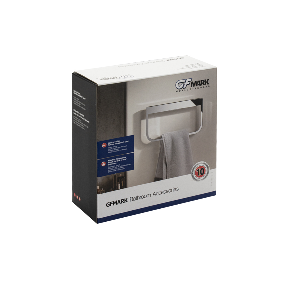 GFmark - Держатель для полотенца, кольцо, из нержавеющей стали с резным креплением, код: 81147  - Вид №1