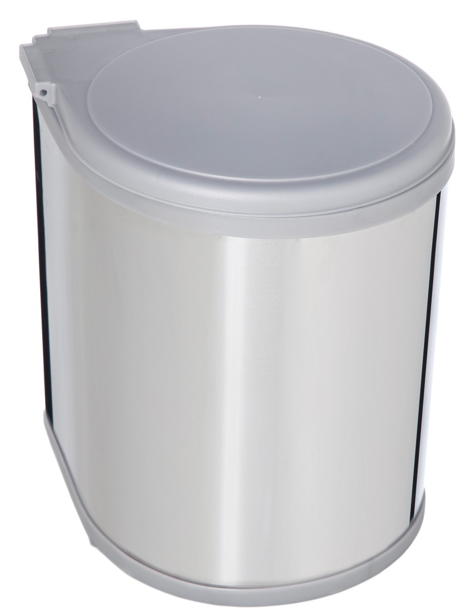 Ведро для мусора на дверцу шкафа Delta 350/13 Metallic Grey NAVAKO 10003