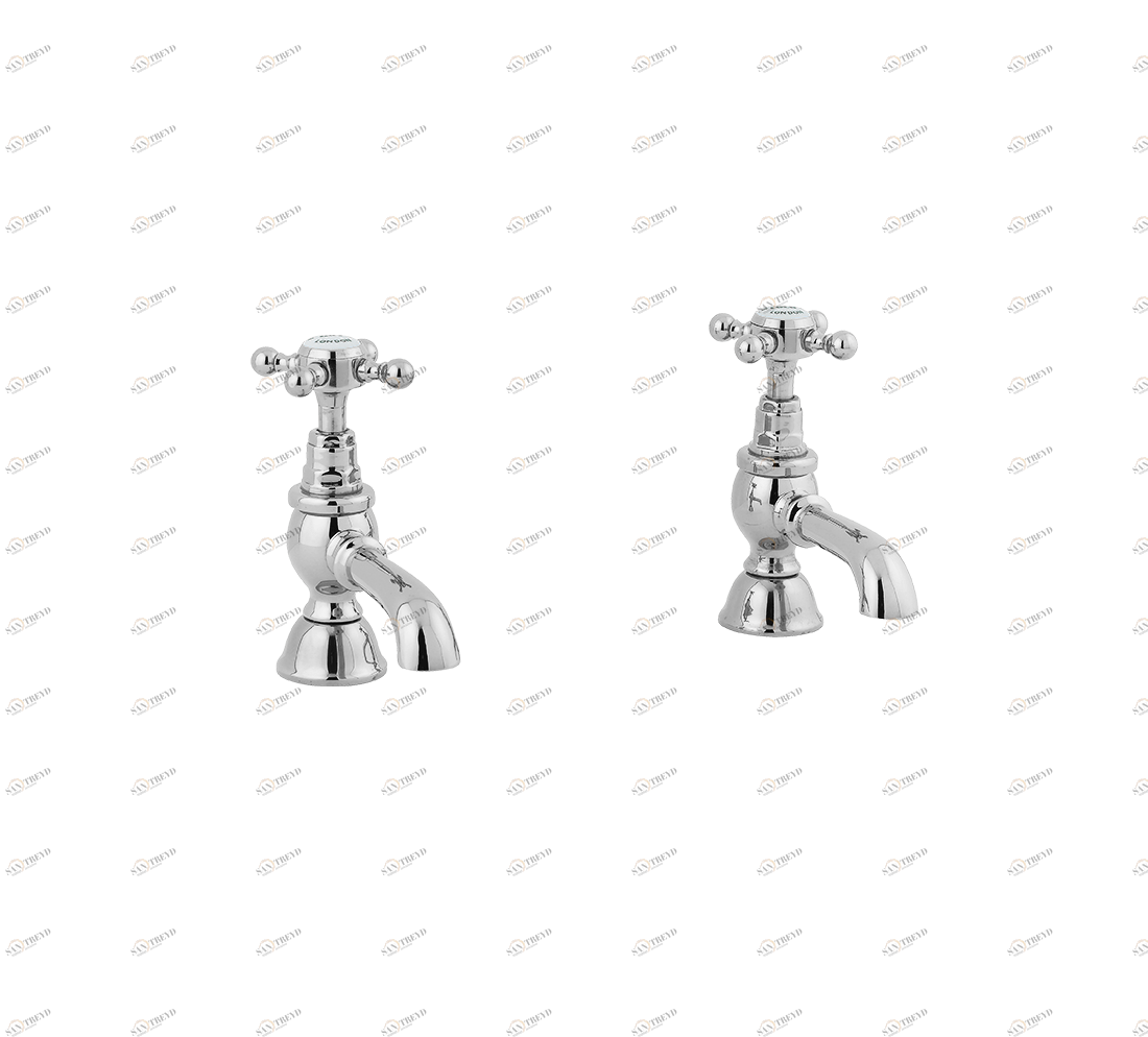 Gentry Home Смеситель для раковины мостик на 2 отверстия 200мм Mayfair Хром GH101832