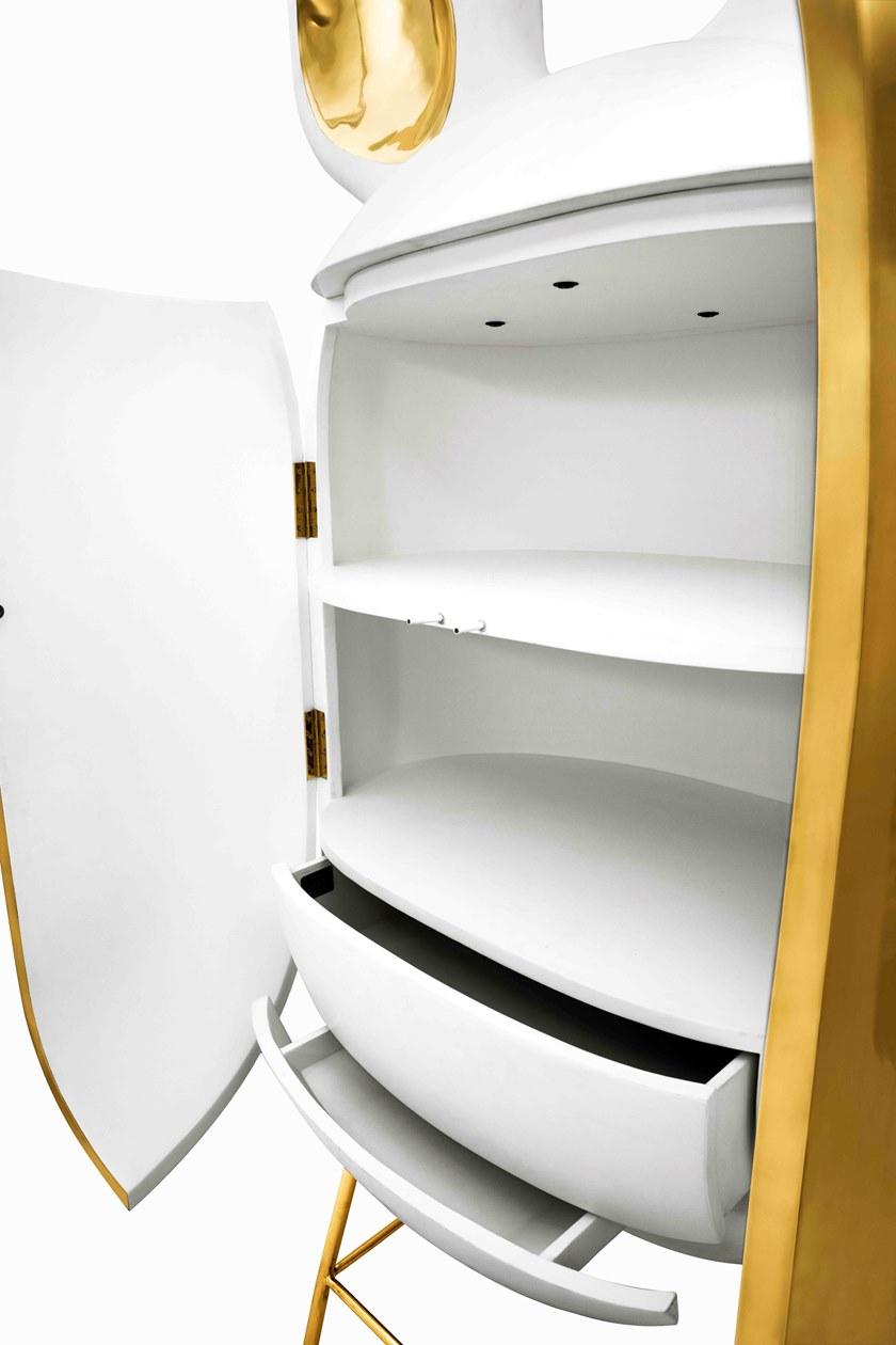 Scarlet Splendour Комод из латуни с распашными дверцами Animagic sun-id-1511759 - Вид №4