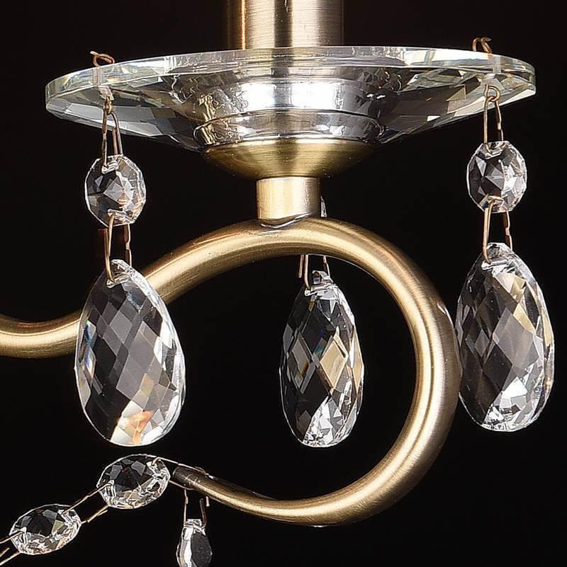 Бра настенное бронзовое Lumien Hall "Юнона" 0016/2W-AB LUMIEN HALL СВЕЧА 00-3931619 Бронза  - Вид №3