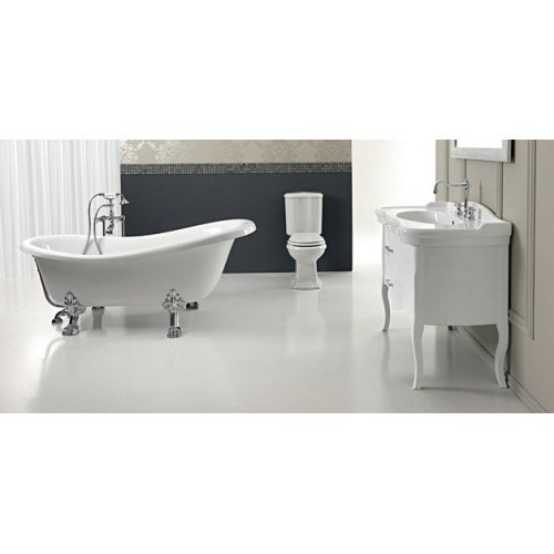 42649 Подвесная раковина настенная овальная   белая Santreyd  - Вид №7