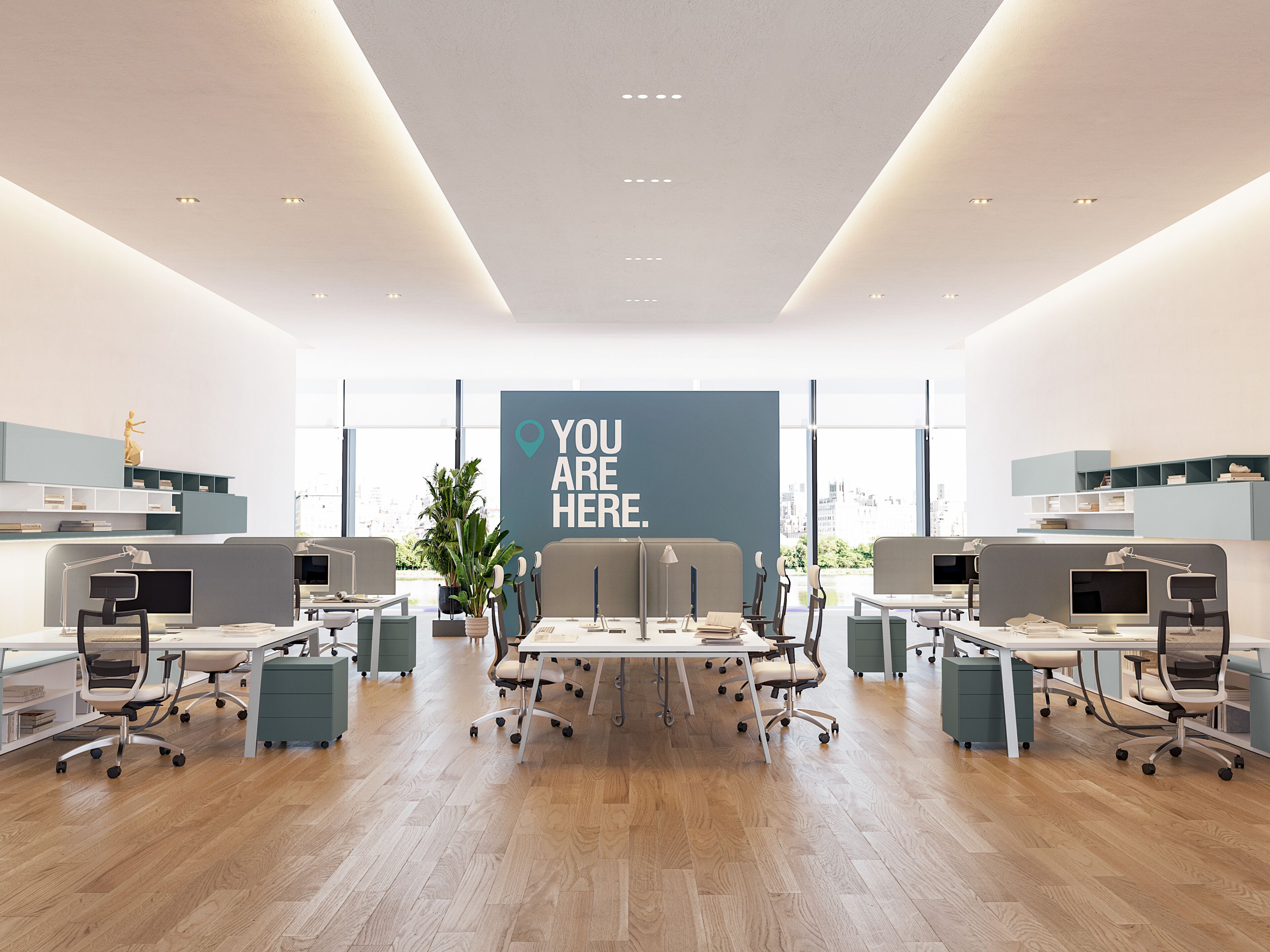 Несколько рабочих столов Giessegi OfficeTime ARCH-00082994