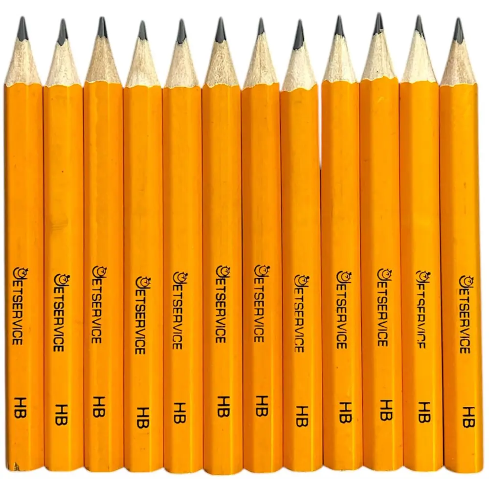 Карандаш Jetservice Мини 3012-9 черный, 12 шт. - профессиональный разметочный инструмент 89403470 STLM-1498571 - Вид №4