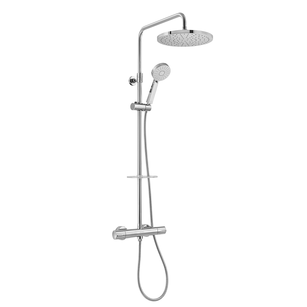 102102489  Термостатический смеситель для душа на телескопической колонке Eca  - Вид №1