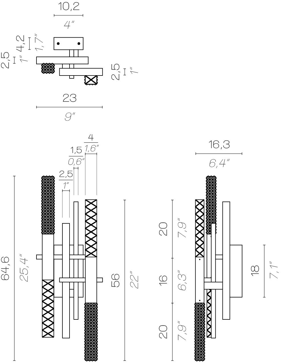 Contardi Настенный светильник Mikado sun-id-1476794 - Вид №3