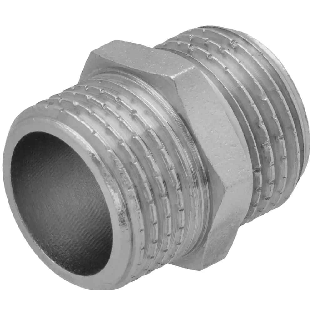 Ниппель 1/2" НР мм латунь ИС.072742 87959918 STLM-2025590 Santreyd  - Вид №1