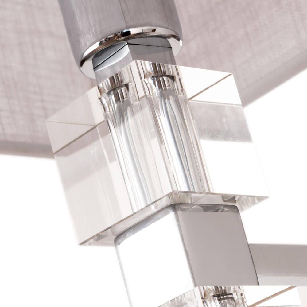 Бра металлическое с абажуром белое North A5896AP-1CC ARTE LAMP КУБ 00-3929878 Белый  - Вид №1