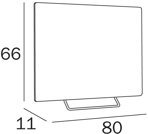 INDA® Наклонное настенное зеркало для ванной Confort Ah9s5a - Вид №1