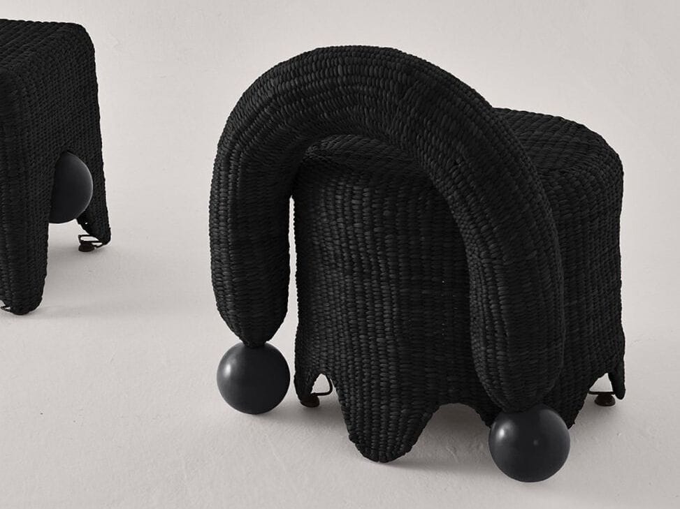 Низкий стул из волокна Chuspata LO Contemporary JOLGORIO ARCH-00148527 - Вид №5