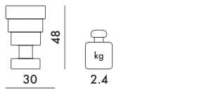 Круглый горшок из инженерного пластика Kartell CALICE ARCH-00094555 - Вид №15