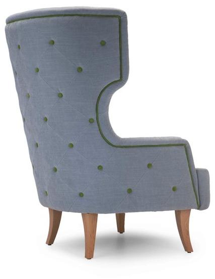 Domingo Salotti Кресло с подголовником из ткани Donna sun-id-1451897 - Вид №2