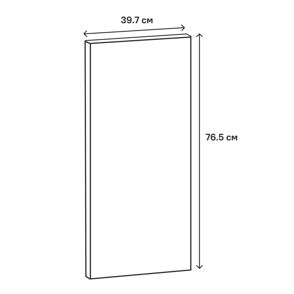 Фасад кухонный Delinia ID Томари с закаленным стеклом, голубой МДФ 82351241 STLM-0025228 - Вид №11