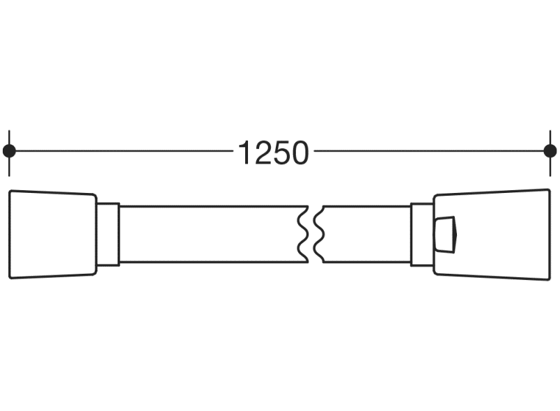950.33.E056 шланг для душа HEWI Universalprodukte  - Вид №1
