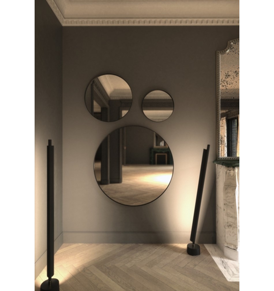 FROST Зеркало 4130, Ø60cm » черное Алюминий Черный U4130-B  - Вид №5