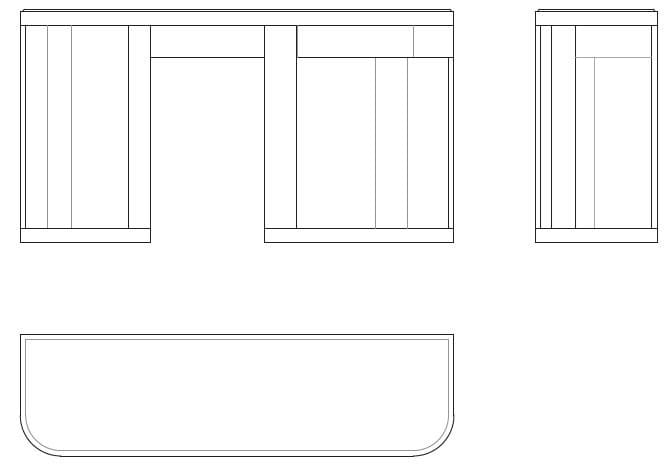 Мраморная консоль с ящиками Sicis Висконти ARCH-00038306 - Вид №4