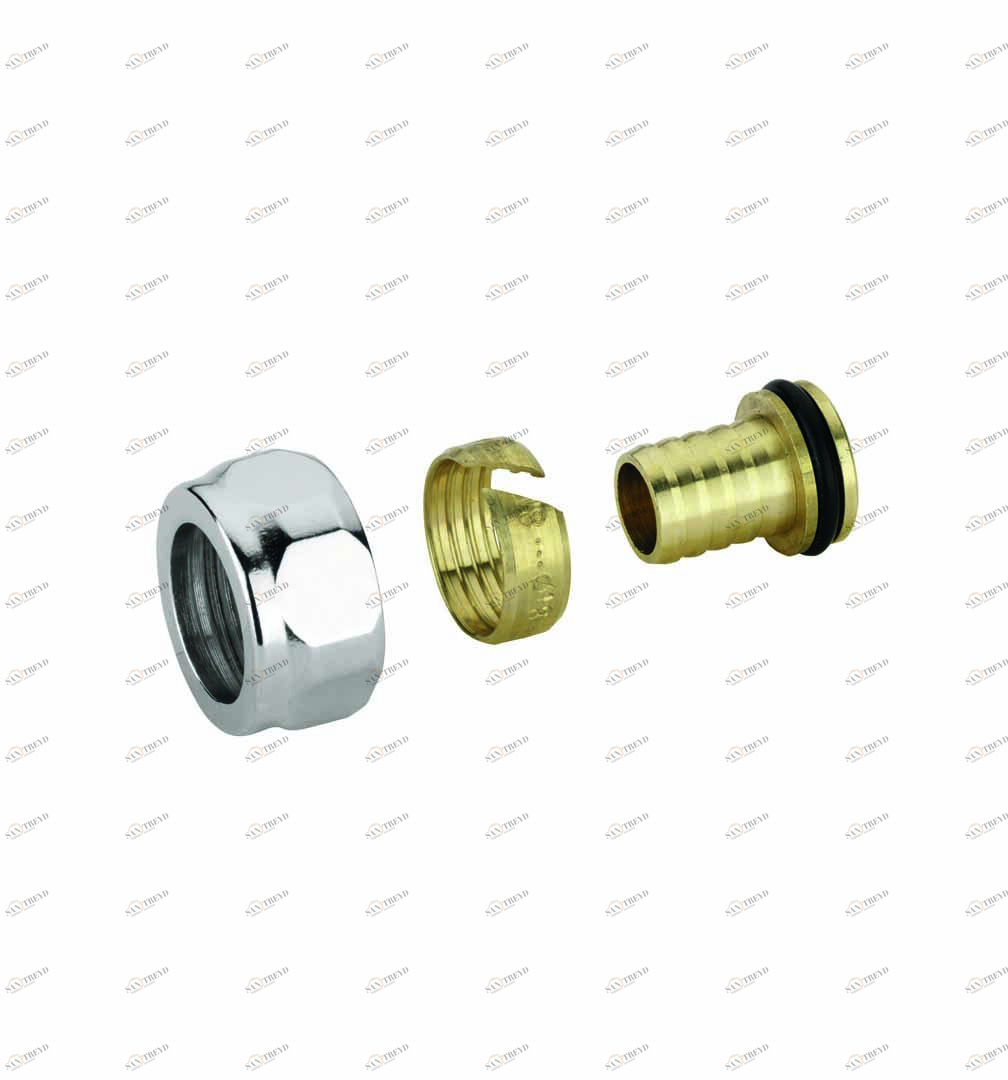 Carlo Poletti A55611I Переходник для многослойной трубы, гайка шестигранная 