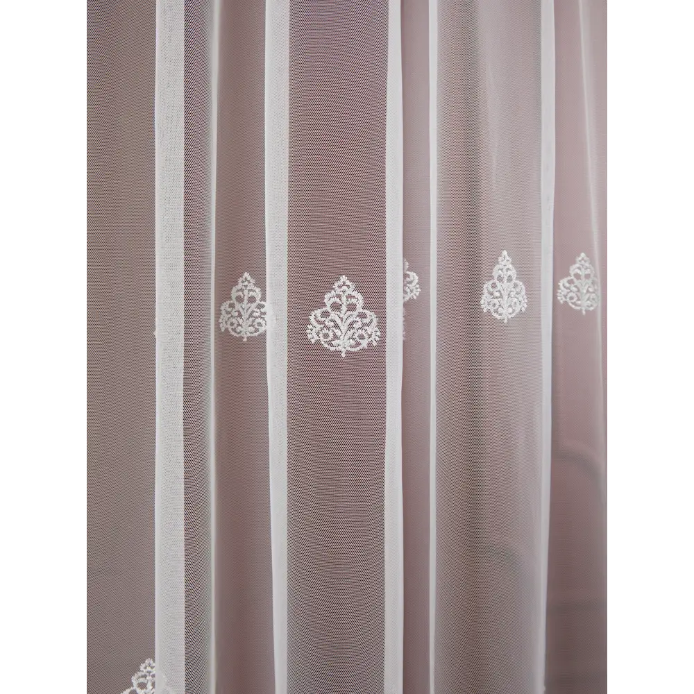 Тюль 1 м/п Коронки сетка 280 см цвет бежево-золотой 85337338 STLM-2052511 ELIT HOME  - Вид №2