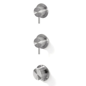 Термостатический смеситель с 2 кранами открытия/закрытия. LOP272 linki