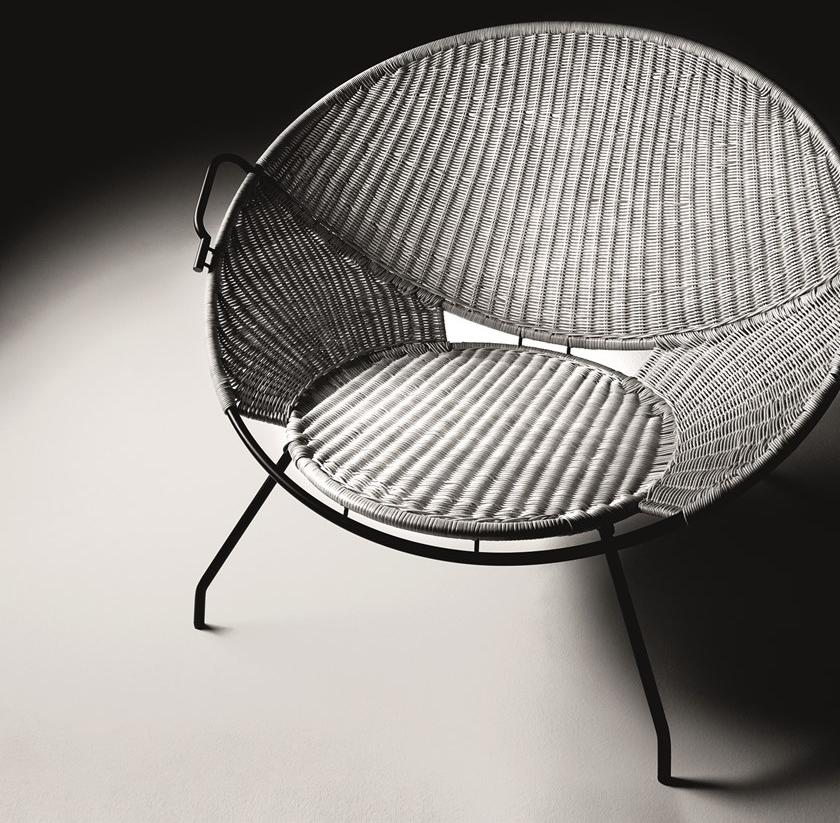 DE PADOVA Кресло плетеное с подлокотниками sun-id-1397513 - Вид №2