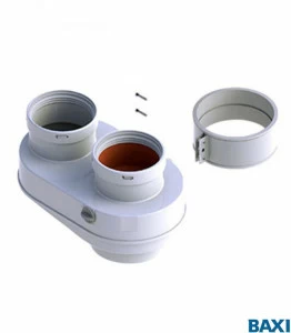 KHG71413621 Адаптер для подключения раздельных труб (пластик) BAXI