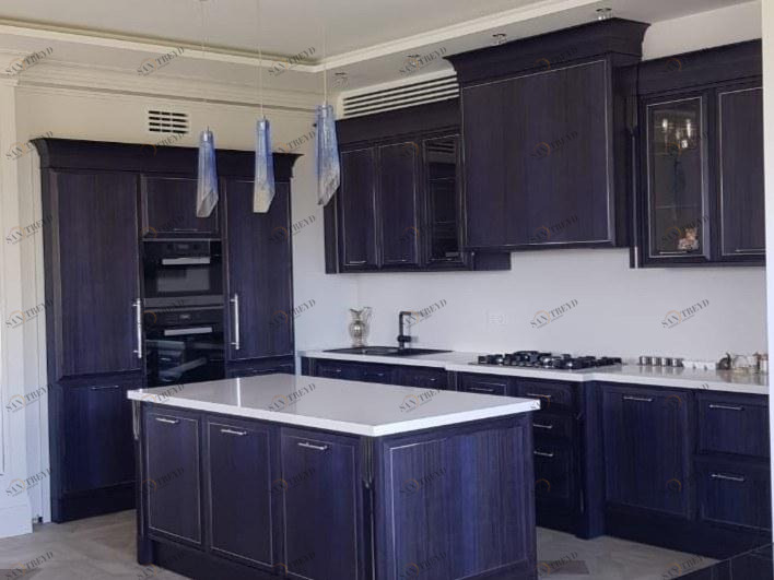 Martini Interiors Кухня на заказ из эвкалипта с островом Essenza sun-id-1370252