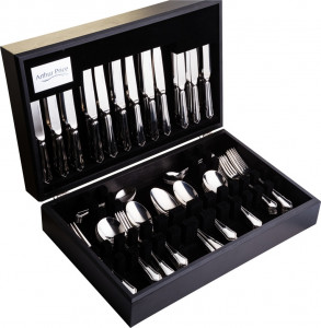 10590020 Arthur Price Набор столовых приборов в кофре Arthur Price "Дюбарри" 12/88 Сталь нержавеющая