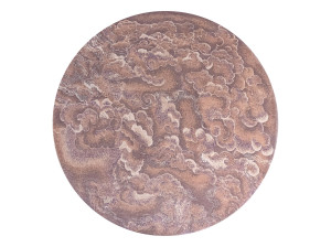 Круглый ковер ручной работы