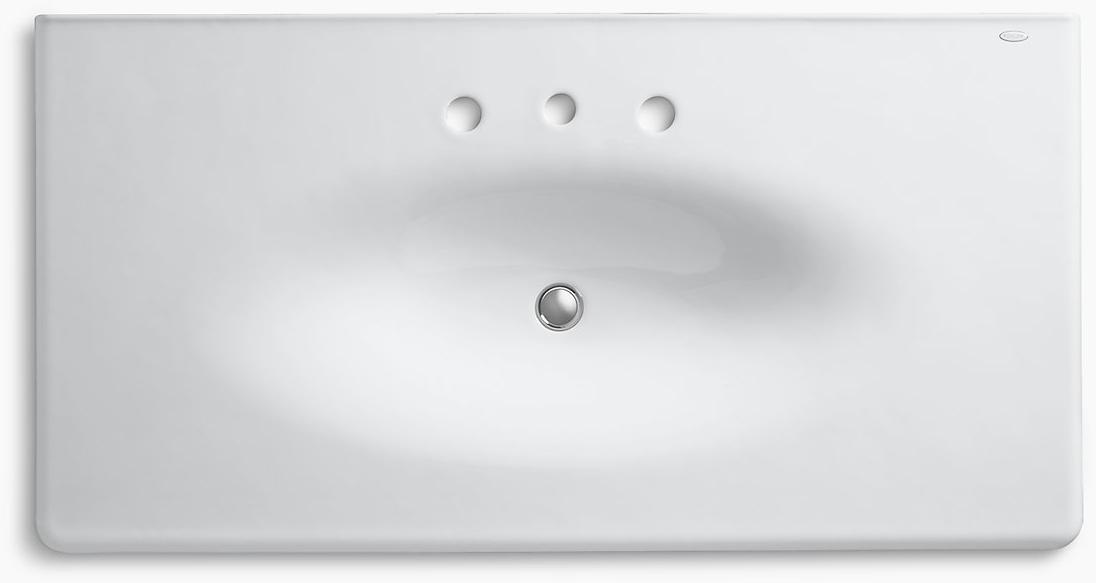 K-3052-8-95 Накладная раковина на столешницу  прямоугольная Kohler  - Вид №2