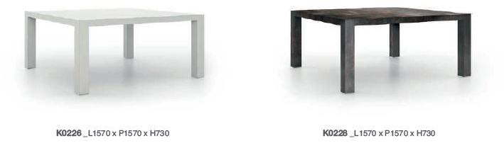 De Rosso Квадратный обеденный стол из нпл Living, business, rock sun-id-1364044 - Вид №3