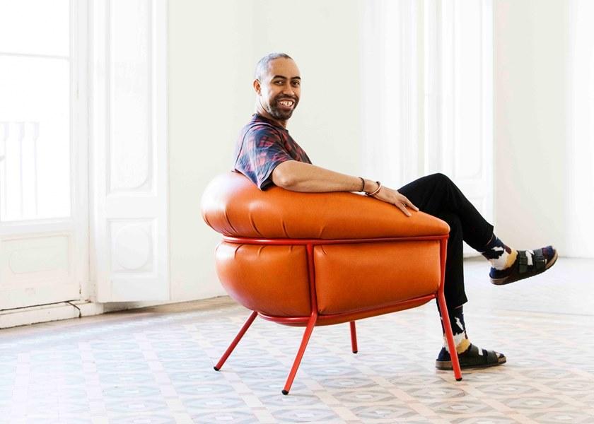 BD Barcelona Design Кожаное кресло с подлокотниками Grasso sun-id-1473829 - Вид №18